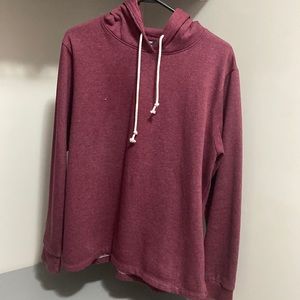 Burgundy plain sweater